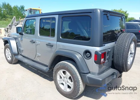 2019 Jeep Wrangler Unlimited Sport S 4X4 из США, поврежденный, VIN 1C4HJXDN5KW618705